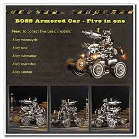 Kit de construction en alliage Mecha en métal – Kit de modélisme pour adultes – Kit de construction de boîte de puzzle – Cade