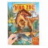 Depesche 12752 Album Create Your Dino Zoo, Cahier Motifs de Dinosaures sympas et 191 Autocollants, env. 22 x 30 x 0,5 cm