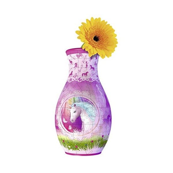 Ravensburger - 12051 - Puzzle Girly Girl Vase Licorne 216 pièces