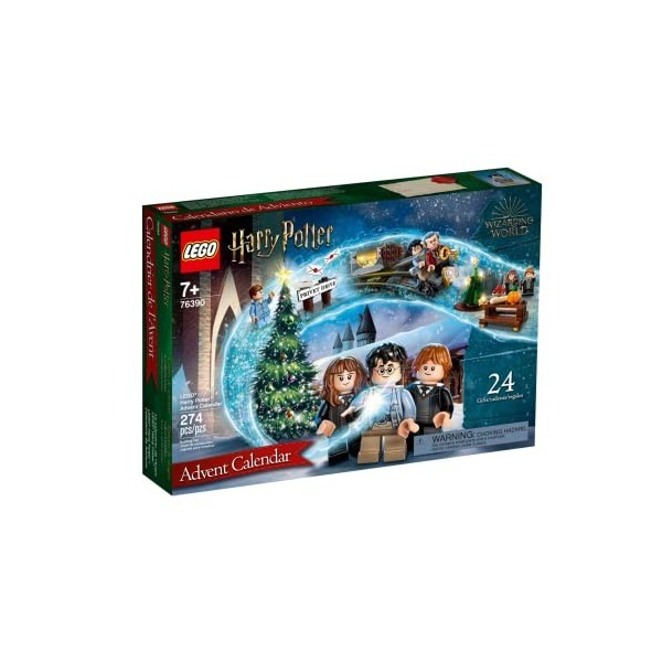 LEGO 76390 Harry Potter Advent Calendar 2021,Christmas Countdown Calendar for Kids 274 Pieces 