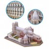 2022 Westminster Abbey 3D Paper Puzzle Modèle Cadeaux pour Adultes, 15,4 Pouces × 9,1 Pouces × 6,1 Pouces