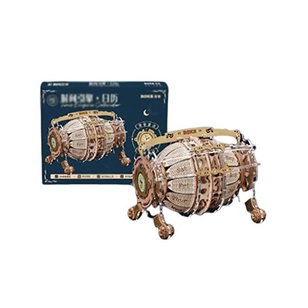 LIOONS Puzzles en Bois 3D Puzzles 3D Kits de modèles en Bois Antiques pour Adultes et Adolescents Modèle mécanique découpé au