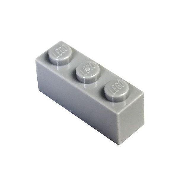 20 LEGO Briques 1 x 3 Gris-Bleu Clair