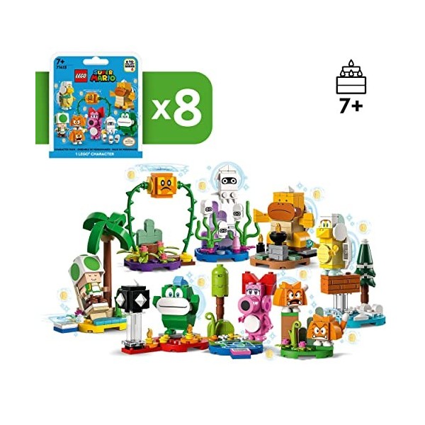 LEGO Super Mario 71413 Pack Surprise de Personnage – Série 6, Figurines Collection, Combiner à Pack de démarrage et Set d’Ext