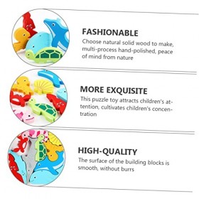 Totority 8 Ensembles Puzzle danimaux en Trois Dimensions Jouet de comptage de nombres Kits de Construction de Puzzles 3D Cad