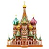 SOBOUR Assemblé Puzzles 3D pour Adultes Puzzle en métal 3D Jouets de Construction éducatifs Puzzle darchitecture bâtiment de