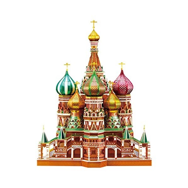 SOBOUR Assemblé Puzzles 3D pour Adultes Puzzle en métal 3D Jouets de Construction éducatifs Puzzle darchitecture bâtiment de