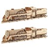 SOBOUR Assemblé Puzzle 3D Puzzle Creative 3D Puzzles en Bois Mécanique Modèle Train Décor Modèle Kits Artisanat Fait À La Mai