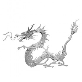Puzzles 3D en métal, Kits de modèles de Dragon Chinois mécanique Bricolage, Puzzles 3D pour Adultes et Adolescents , Ornement