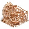 Wood Trick Galaxy Marble Run - Puzzles 3D en bois à construire pour adultes - Fonctionnement électrique - Kits de modèles en 