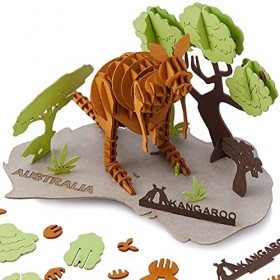 CUPUZ Lot de 3 puzzles 3D pour enfants et adultes, kits de modélisme en papier, puzzle éducatif éducatif, cadeaux personnalis