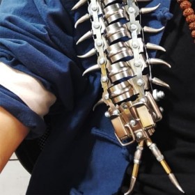 ICObes Kit de puzzle 3D en métal pour adultes, modèle mobile en métal mille-pattes à construire soi-même