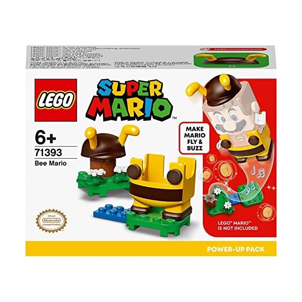LEGO 71393 Super Mario Pack de Puissance Mario Abeille, Costume pour Jouet à Collectionner