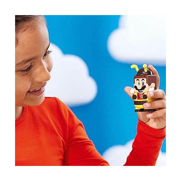 LEGO 71393 Super Mario Pack de Puissance Mario Abeille, Costume pour Jouet à Collectionner