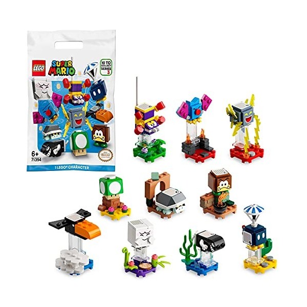 LEGO 71394 Super Mario Pack Surprise de Personnage - Série 3, Jouet à Collectionner pour Ensemble Super Mario