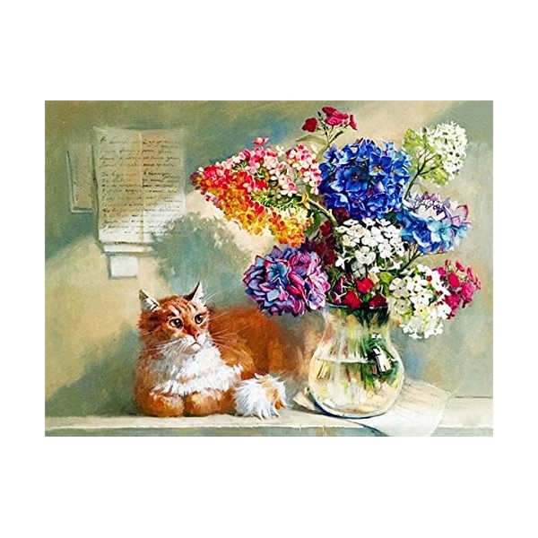 1000 Pièces Puzzle BoisBrown cat-3000 pour Enfants et Adultes Cadeaux Artisanat Cadeau Famille Puzzle Classique 3D Puzzle Jou