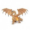 Papo - 38938 - Figurine - Dragon deux têtes - or