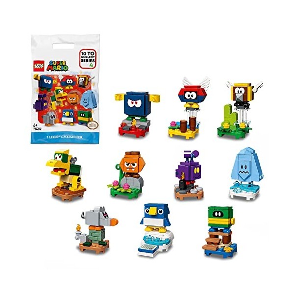 LEGO 71402 Super Mario Pack Surprise de Personnage - Série 4, Jouet à Collectionner avec Figurines, 1 Unité Au Hasard 