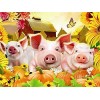 GBPR Puzzle Adulte 3000 Pièces Puzzle 3D Cochon Puzzle Classique Puzzle Adulte et Enfant Jeu de Pose coloré Jeu dadresse pou