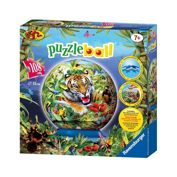 Ravensburger - 12224 - Puzzle 3D dans La Jungle - 108 Pièces