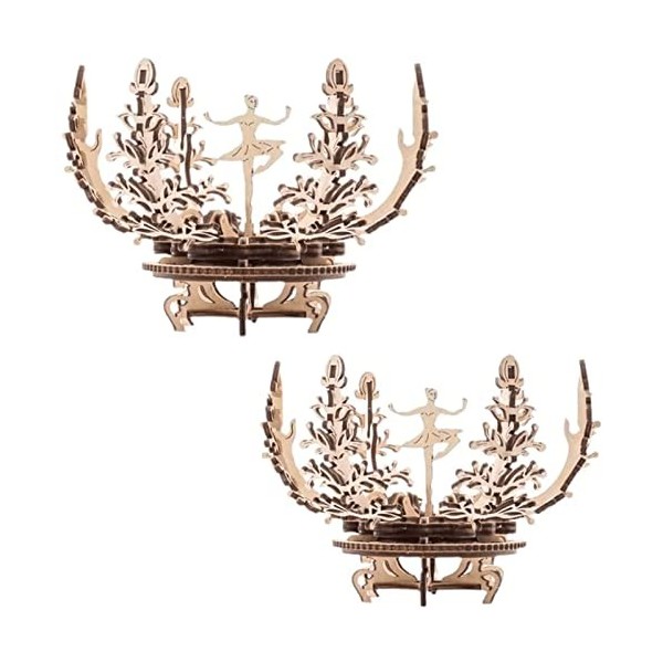 Puzzles 3D Uniques Modèle dassemblage de Puzzle créatif Puzzles en Bois écologiques Faits à la Main pour Adultes Liquidation