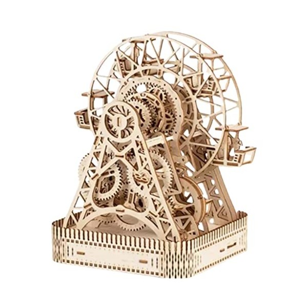 SOBOUR Assemblé Puzzle Manuel Puzzles en Bois Puzzles 3D modèle Kit 409 pièces semboîtent Parfaitement modèle mécanique Joue