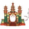 LZQPEARL Architecture Chinoise DIY Bâtiment Modèle 3D Jigsaw Bois Puzzles Jouets for Enfants for Enfants Enfants