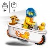 LEGO 60333 City Stuntz La Moto de Cascade Baignoire, Jouet avec Minifigurines de Cascadeurs, Idée Cadeau pour Garçons et Fill