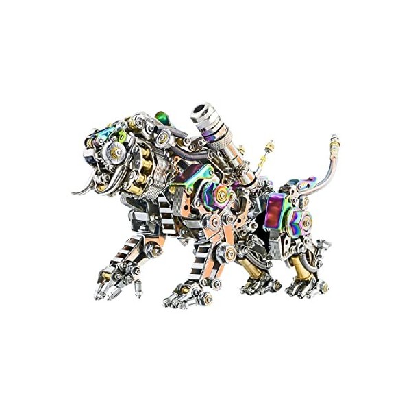 MayD Puzzle 3D en Métal Bengal Tiger, Puzzle 3D en Métal Modèles Metal Ensemble de Puzzle en Laser Cut Puzzles, Kit Modello i