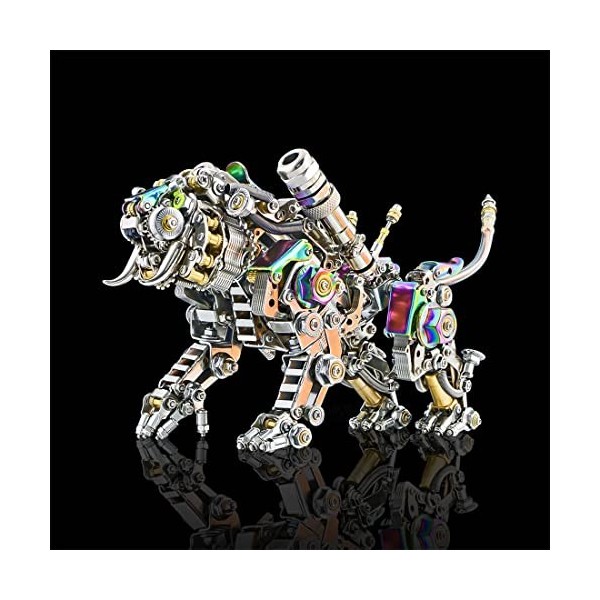 MayD Puzzle 3D en Métal Bengal Tiger, Puzzle 3D en Métal Modèles Metal Ensemble de Puzzle en Laser Cut Puzzles, Kit Modello i