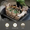 UGEARS Harry Potter Quidditch Flipper en Bois - Maquette en Bois à Construire - Puzzle 3D Bois - Jeu de Flipper Bois mécaniqu