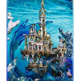 SEREIN Puzzle 3D en métal Atlantis - Kit de modélisme en métal DIY - Modèle mécanique 3D - Puzzle cadeau pour adultes et enfa