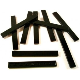 LEGO Bricks Lot de 10 plaques Lisa 1 x 8 pivots Noir