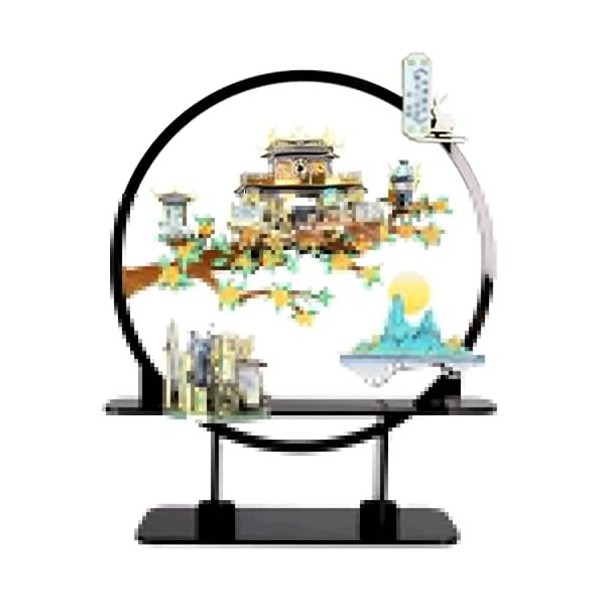 Puzzle 3D Creative 3D Puzzles Adulte Puzzle en Métal Jigsaw Puzzle À La Main Table Cadeau Chinois Architectural Exquis Appare