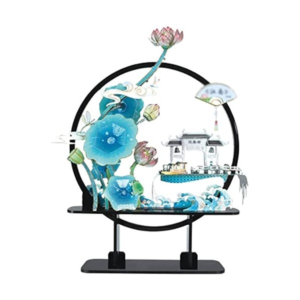 Puzzle 3D Creative 3D Puzzles Adulte Puzzle en Métal Jigsaw Puzzle À La Main Table Cadeau Chinois Architectural Exquis Appare