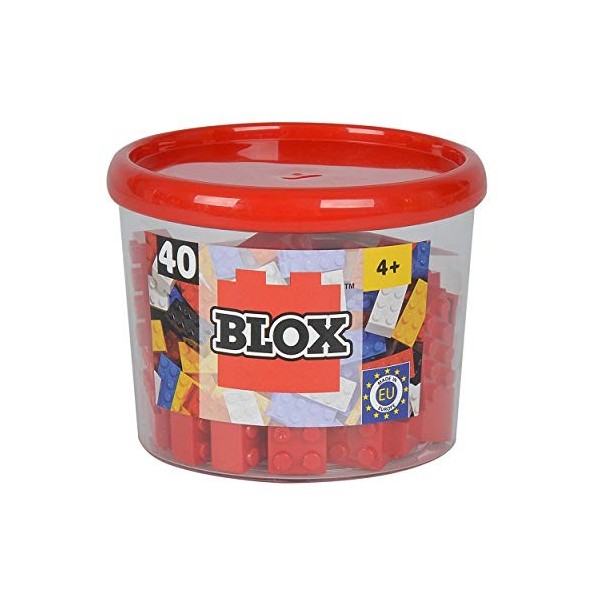 Simba - 104118895 - Ensemble de Blocs de Construction - Blox 8 - 40 Pièces - Noir