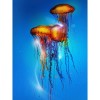 4000 Pièces Puzzle Bois jellyfish,4000 3D Puzzle Coloré Idéaux pour Détente, Méditation, Loisirs le fini mesure 147 x 105 cm 
