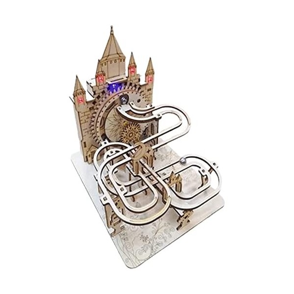 Puzzles 3D en Bois orbite marbre Fait à la Main Bricolage Puzzle modèle Jouet Kit Construction pièce Puzzle Adulte Enfants Jo