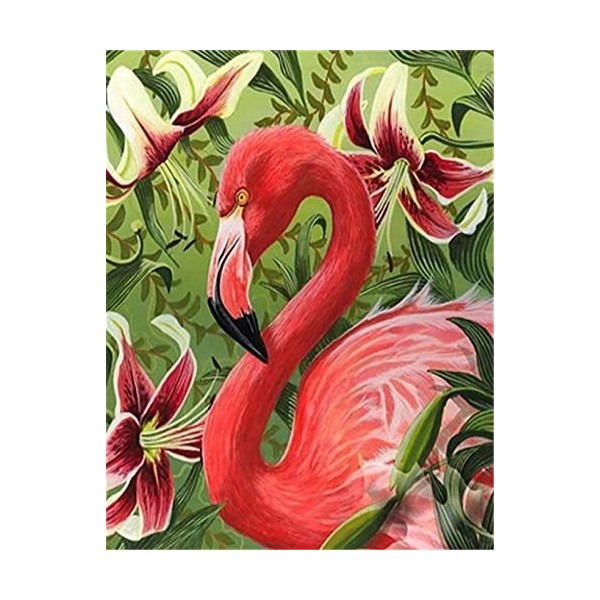 Puzzle Bois Adulte Flamingo,5000 Matériaux Recyclés de Haute Qualité et Impression de Haute Définition Puzzle 3D Décor À La M