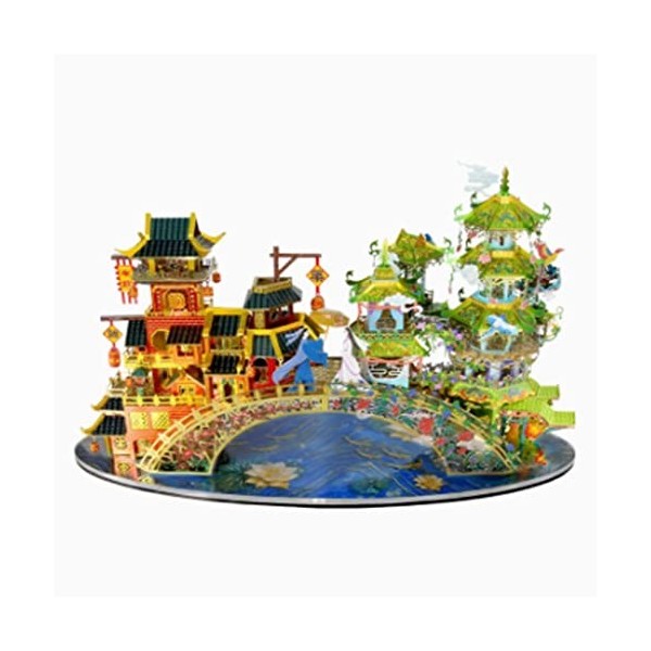 SOBOUR Assemblé Décor de Bureau Puzzle 3D Puzzles pour Adultes 3D métal Puzzle Relations Longue Distance Cadeaux et Arts 3D P