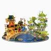 SOBOUR Assemblé Décor de Bureau Puzzle 3D Puzzles pour Adultes 3D métal Puzzle Relations Longue Distance Cadeaux et Arts 3D P