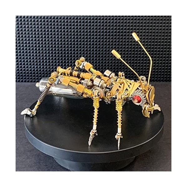 HIDEDE Puzzle 3D en métal - Modèle mécanique - Répulsif à foin - 399 pièces - DIY 3D Steampunk - Puzzle mécanique pour adulte