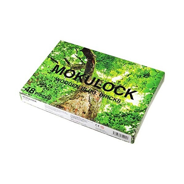 Mokulock 48 pièces - Briques en bois