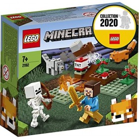 LEGO 21162 Minecraft Aventures&nbsp;dans&nbsp;la&nbsp;taïga - Inclut un squelette, un loup, un renard et le personnage Steve de Minecraft
