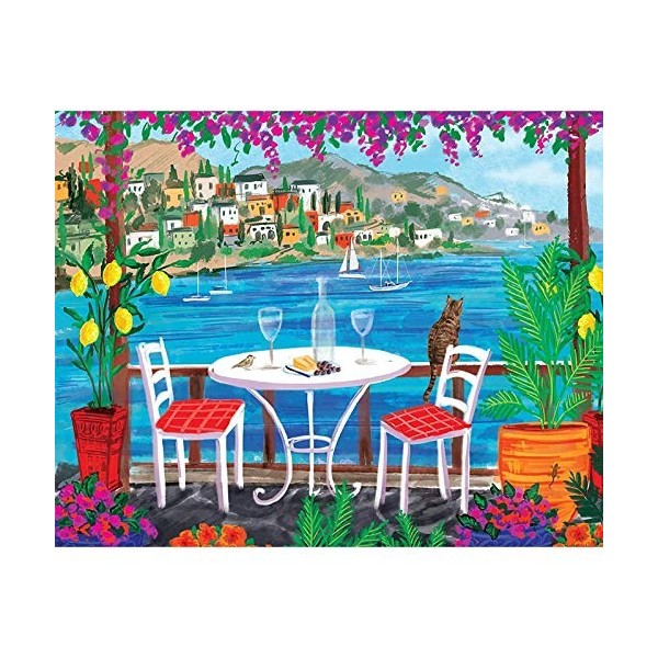 Puzzle de la taverne en bord de mer 500/1000/1500/2000/3000/4000/5000/6000 Pièces Jouets éducatifs pour enfants adultes Color