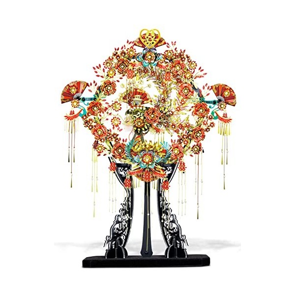 Piececool Casse-tête 3D en métal pour adultes, fan de mariage - Accessoires de mariage chinois anciens modèles en métal 3D, k