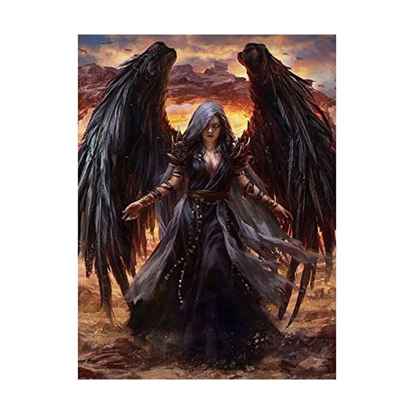 Puzzle 5000 Adulte Queen of Darkness,5000 3D Puzzle Coloré Meilleur Cadeau pour Adultes et Enfants le fini mesure 181 x 105 c