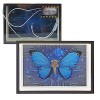 GUANYAN Puzzle 3D en métal - Papillon Morpho Ménelaus avec cadre - 150 pièces - Kit de modélisation Steampunk - Puzzle 3D pou