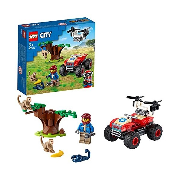 LEGO 60300 City Wildlife Le Quad de Sauvetage des Animaux Sauvages