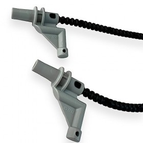 Lego Duplo Lot de 2 tuyaux gris clair noir buse seringue tuyau dextinction réservoir pompe pompiers station-service